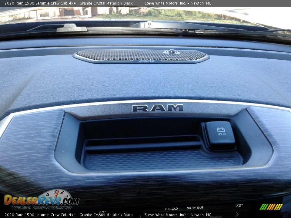 2020 Ram 1500 Laramie Crew Cab 4x4 Granite Crystal Metallic / Black Photo #22