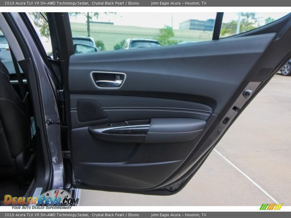 2019 Acura TLX V6 SH-AWD Technology Sedan Crystal Black Pearl / Ebony Photo #19