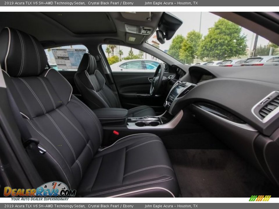 2019 Acura TLX V6 SH-AWD Technology Sedan Crystal Black Pearl / Ebony Photo #22