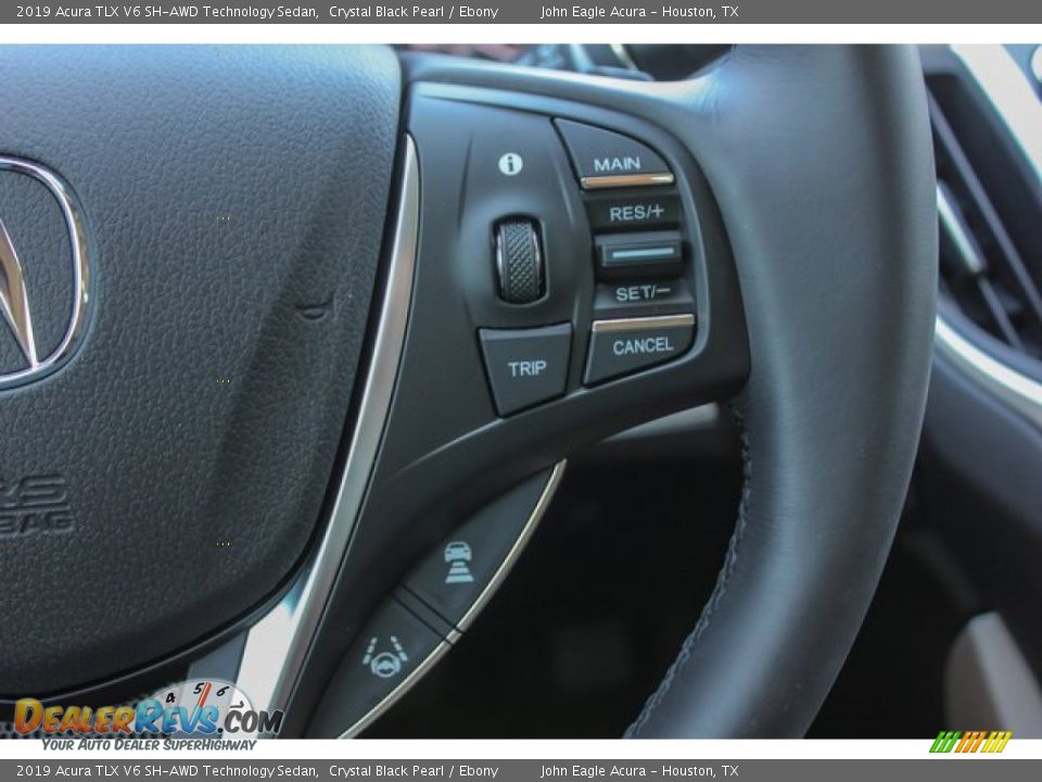 2019 Acura TLX V6 SH-AWD Technology Sedan Crystal Black Pearl / Ebony Photo #28
