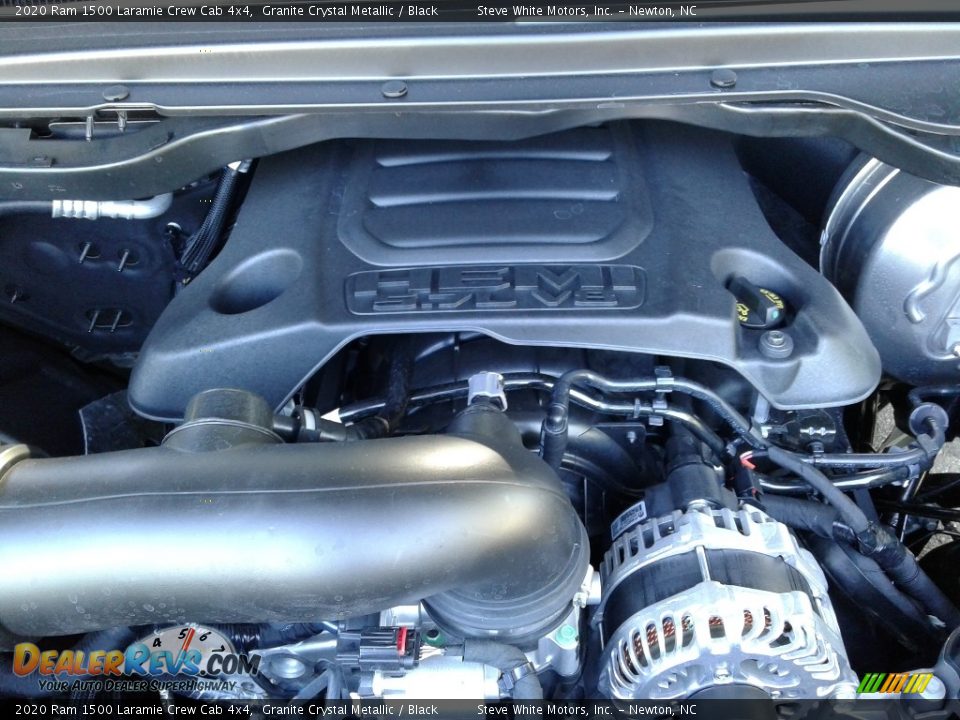 2020 Ram 1500 Laramie Crew Cab 4x4 Granite Crystal Metallic / Black Photo #34