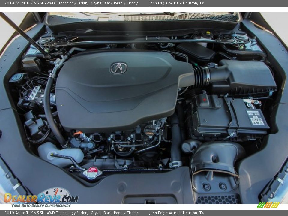 2019 Acura TLX V6 SH-AWD Technology Sedan Crystal Black Pearl / Ebony Photo #34