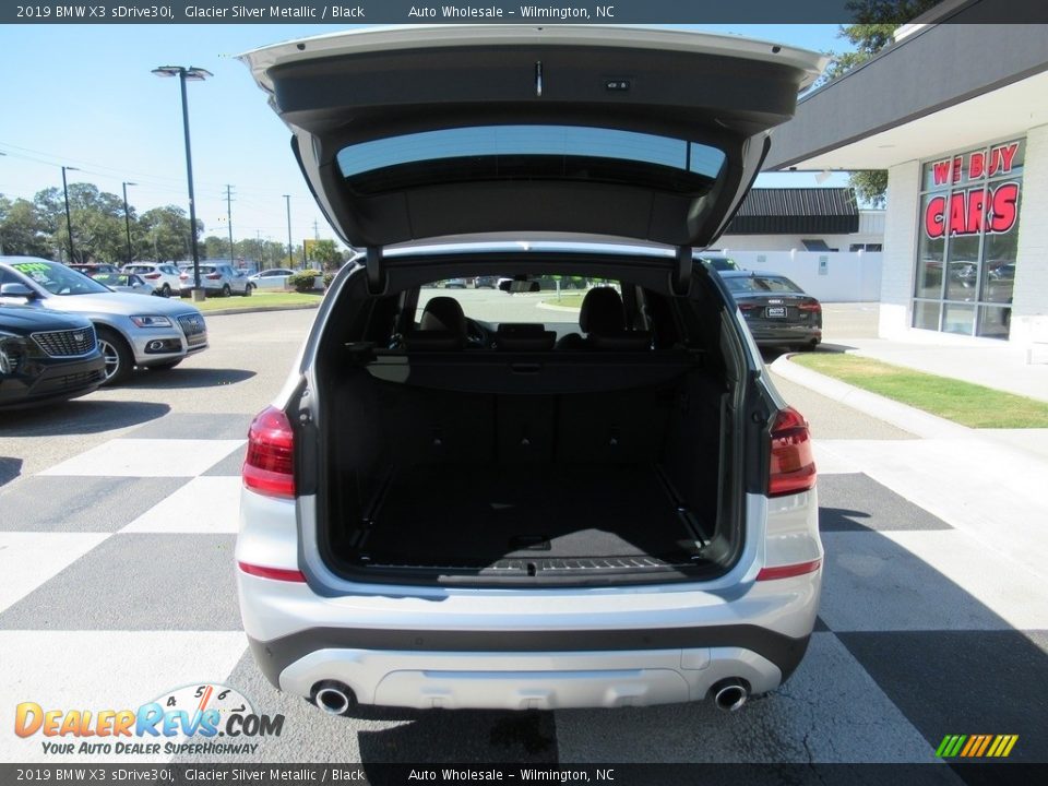 2019 BMW X3 sDrive30i Glacier Silver Metallic / Black Photo #5