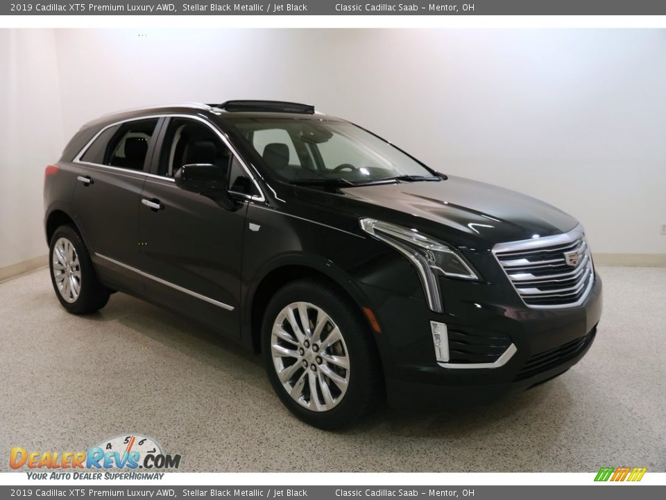 2019 Cadillac XT5 Premium Luxury AWD Stellar Black Metallic / Jet Black Photo #1
