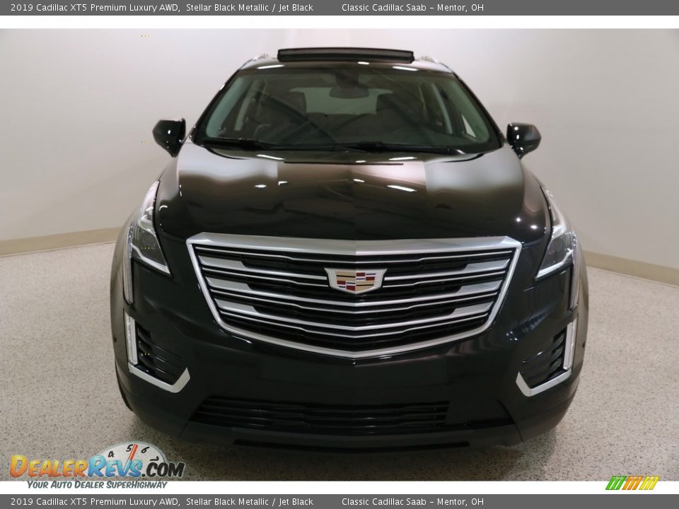 2019 Cadillac XT5 Premium Luxury AWD Stellar Black Metallic / Jet Black Photo #2