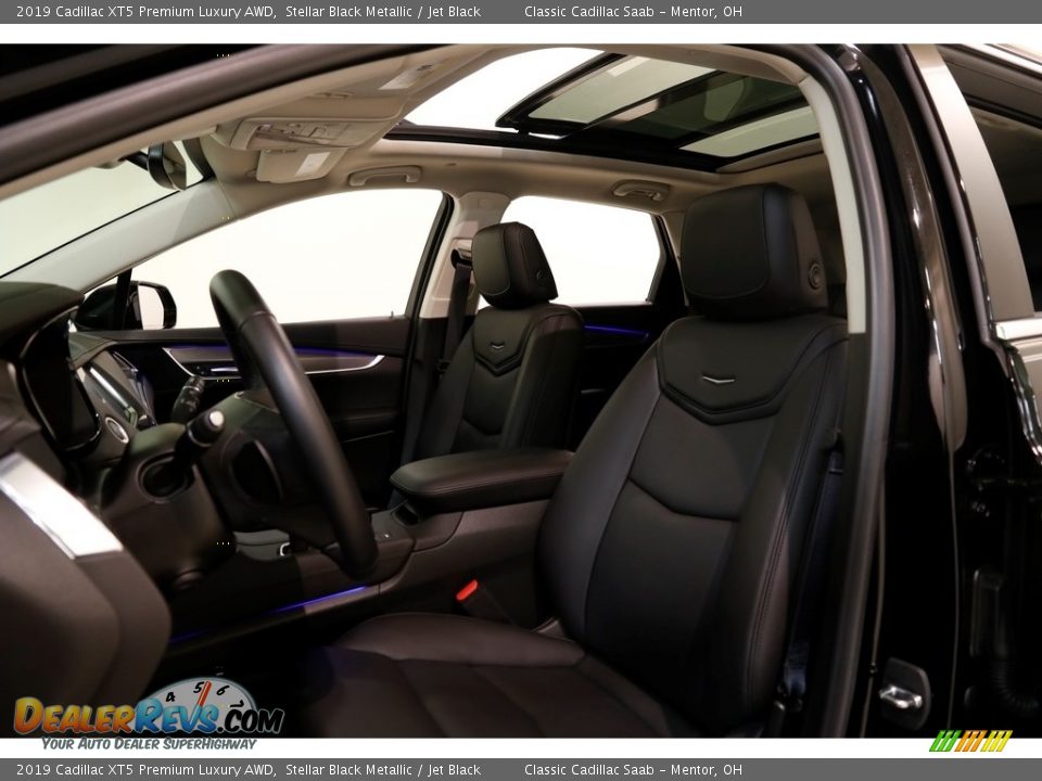 2019 Cadillac XT5 Premium Luxury AWD Stellar Black Metallic / Jet Black Photo #5