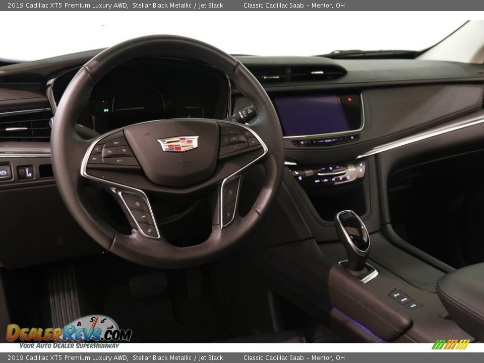 2019 Cadillac XT5 Premium Luxury AWD Stellar Black Metallic / Jet Black Photo #6