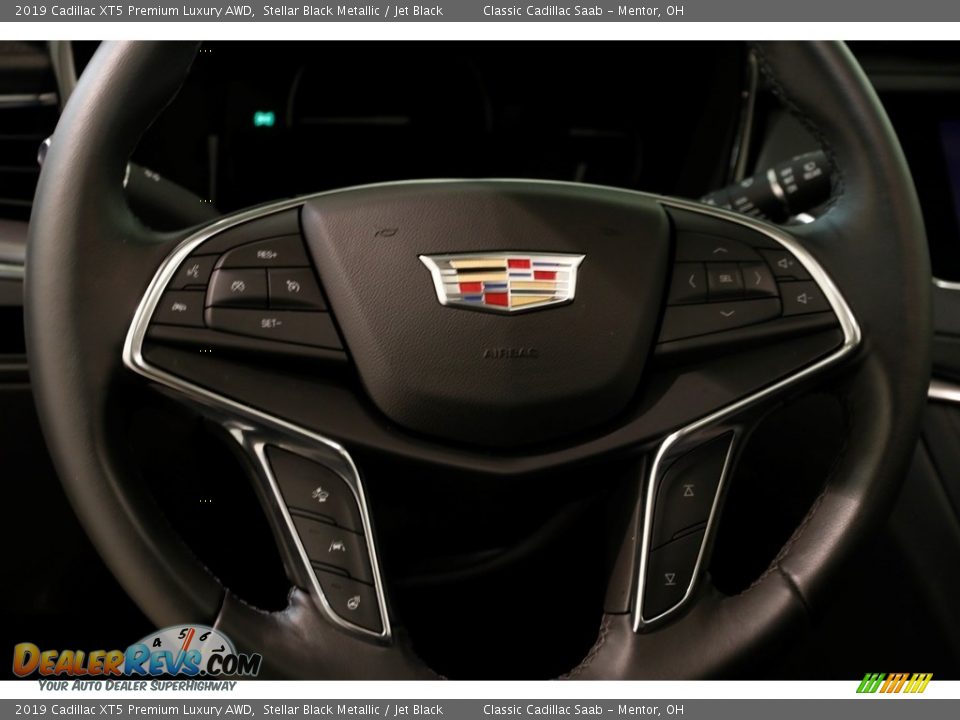 2019 Cadillac XT5 Premium Luxury AWD Stellar Black Metallic / Jet Black Photo #7