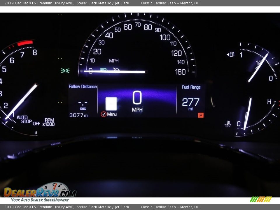 2019 Cadillac XT5 Premium Luxury AWD Stellar Black Metallic / Jet Black Photo #8