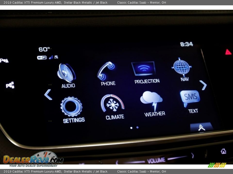 2019 Cadillac XT5 Premium Luxury AWD Stellar Black Metallic / Jet Black Photo #10