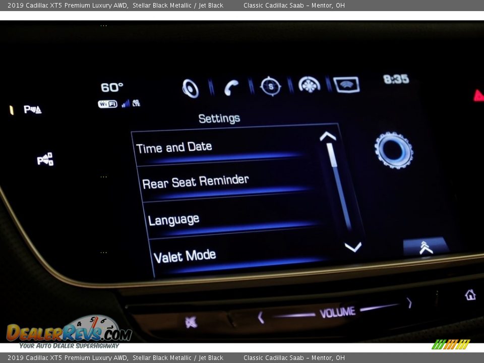 2019 Cadillac XT5 Premium Luxury AWD Stellar Black Metallic / Jet Black Photo #15