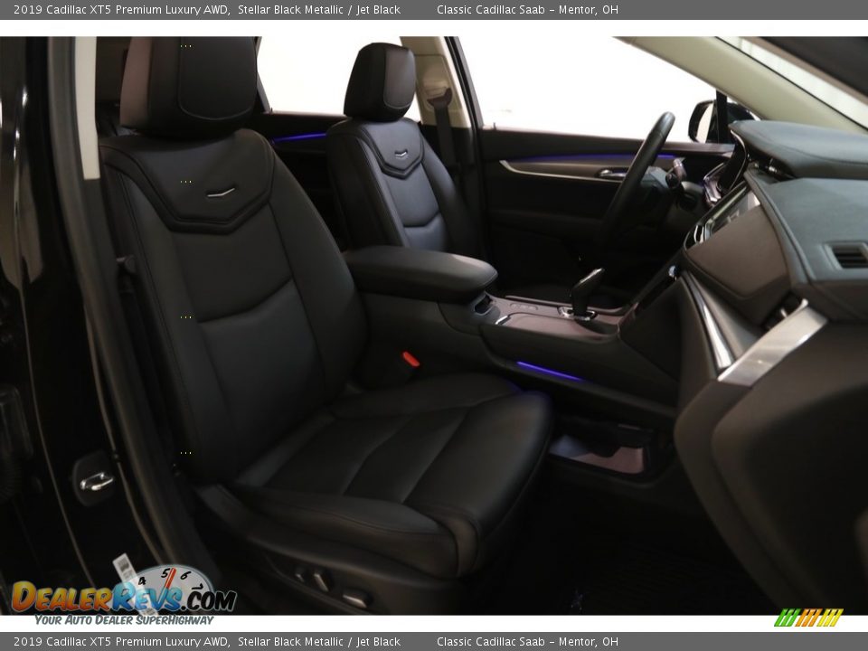 2019 Cadillac XT5 Premium Luxury AWD Stellar Black Metallic / Jet Black Photo #19