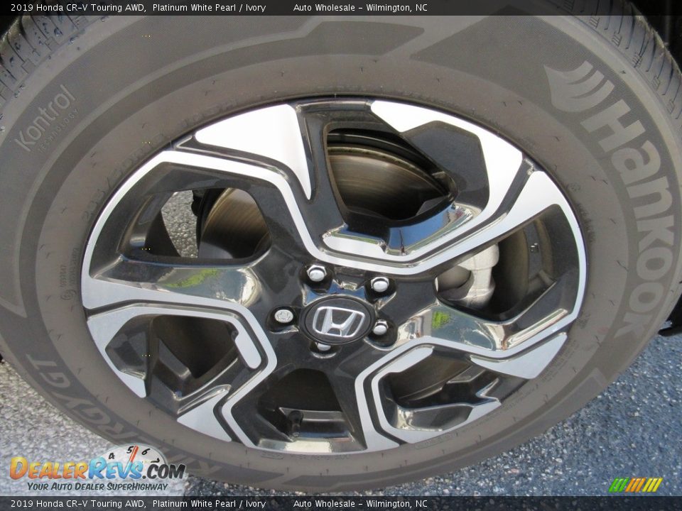 2019 Honda CR-V Touring AWD Platinum White Pearl / Ivory Photo #7