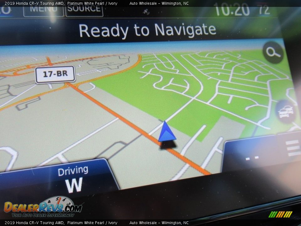 2019 Honda CR-V Touring AWD Platinum White Pearl / Ivory Photo #16