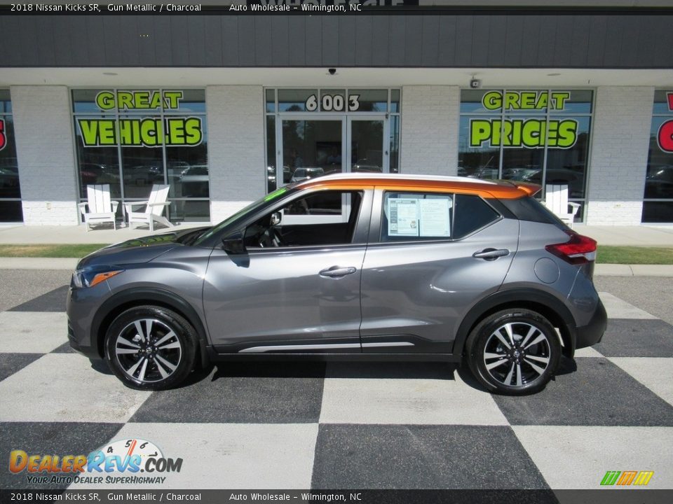 2018 Nissan Kicks SR Gun Metallic / Charcoal Photo #1