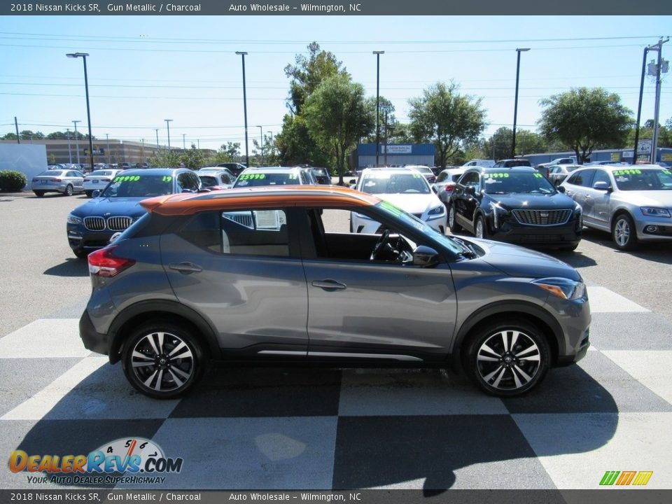 2018 Nissan Kicks SR Gun Metallic / Charcoal Photo #3