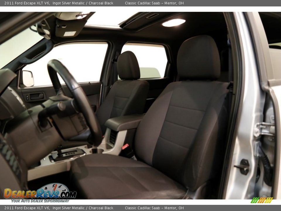 2011 Ford Escape XLT V6 Ingot Silver Metallic / Charcoal Black Photo #6