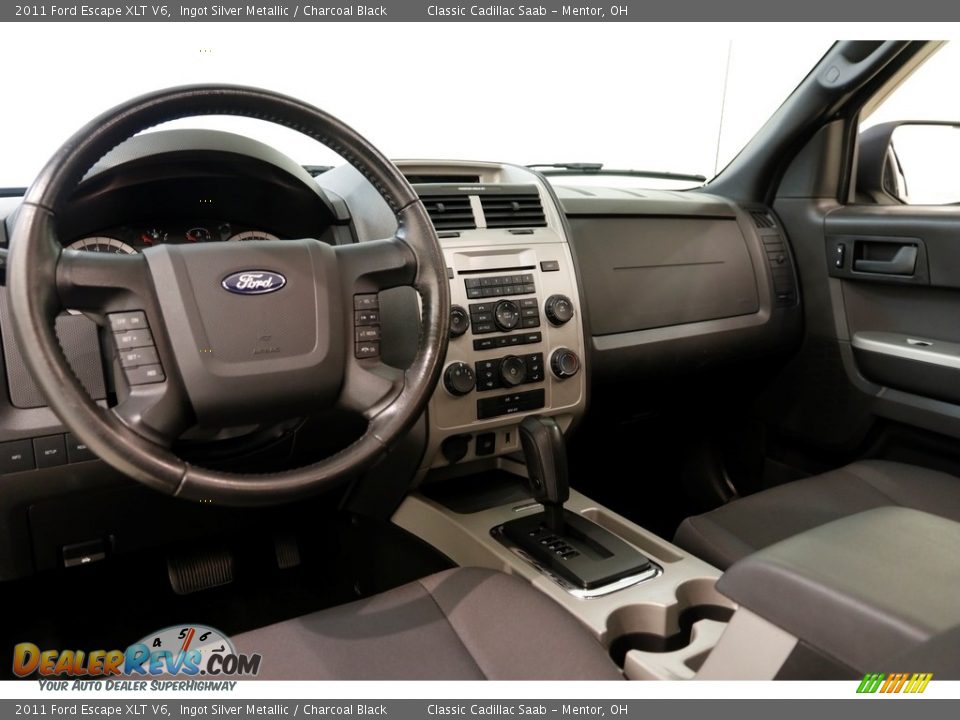2011 Ford Escape XLT V6 Ingot Silver Metallic / Charcoal Black Photo #7