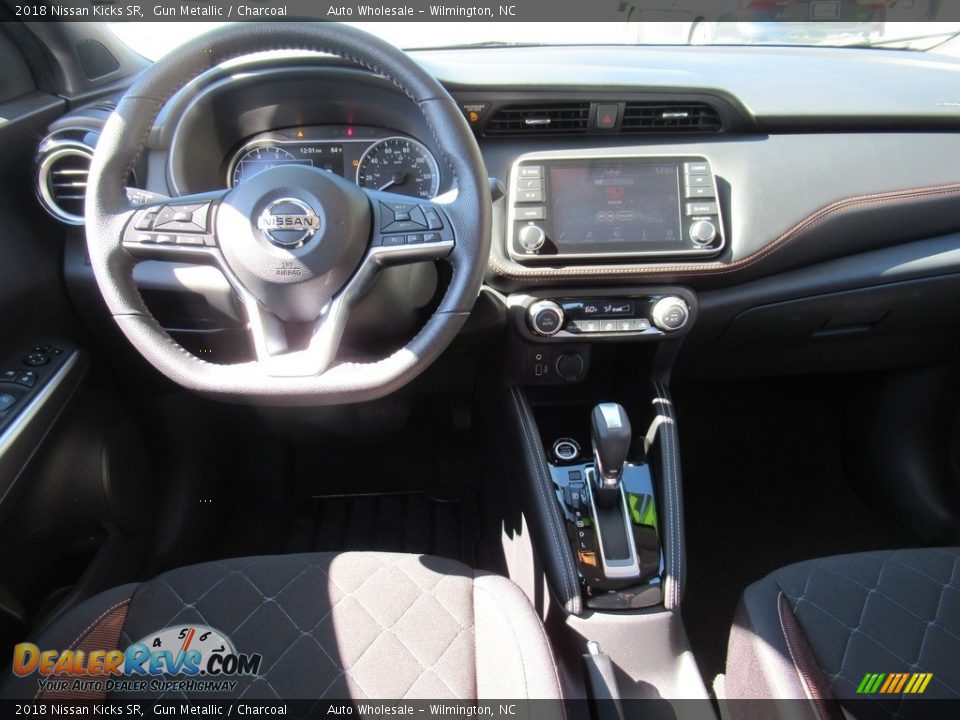 2018 Nissan Kicks SR Gun Metallic / Charcoal Photo #14