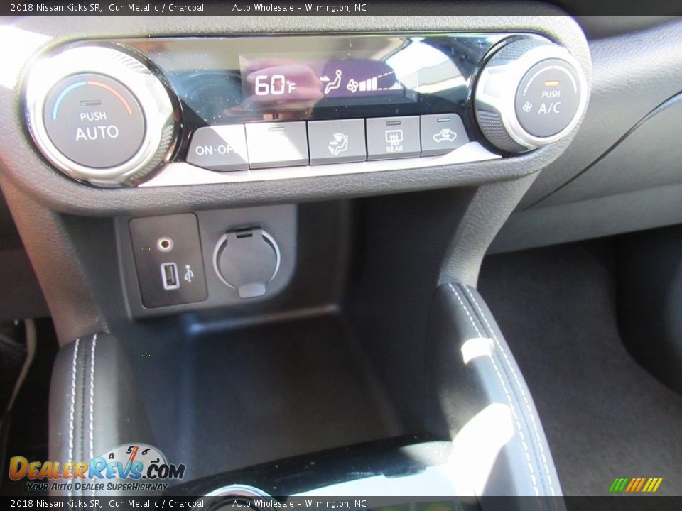 2018 Nissan Kicks SR Gun Metallic / Charcoal Photo #17
