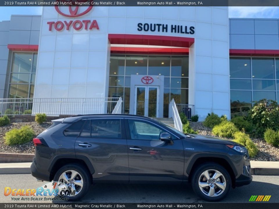 2019 Toyota RAV4 Limited AWD Hybrid Magnetic Gray Metallic / Black Photo #3