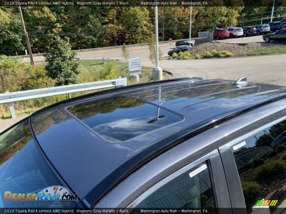 2019 Toyota RAV4 Limited AWD Hybrid Magnetic Gray Metallic / Black Photo #12