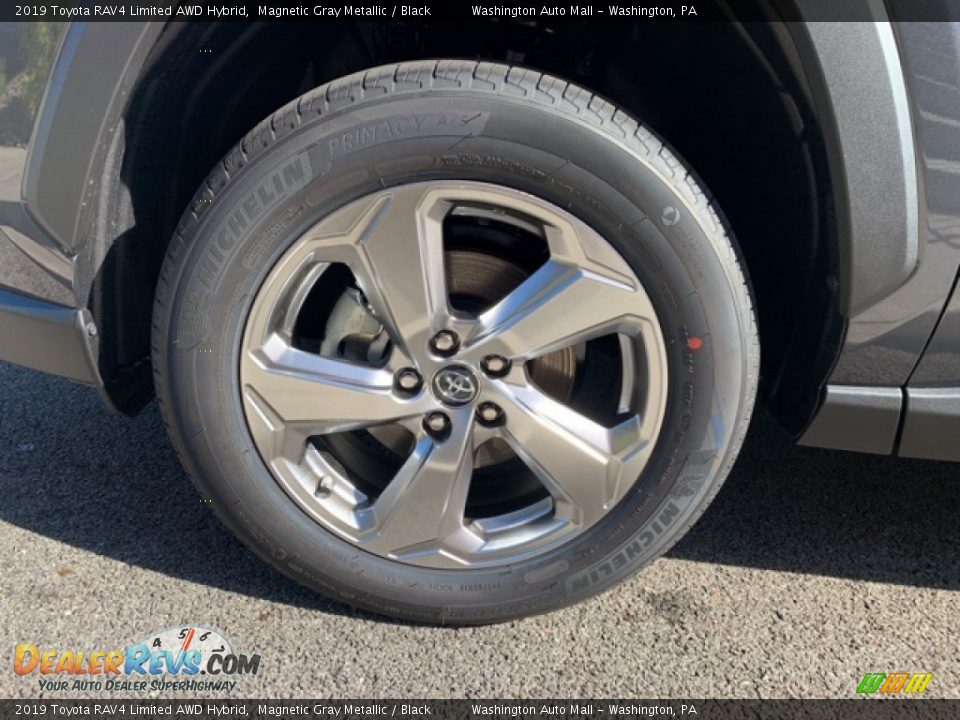 2019 Toyota RAV4 Limited AWD Hybrid Magnetic Gray Metallic / Black Photo #13