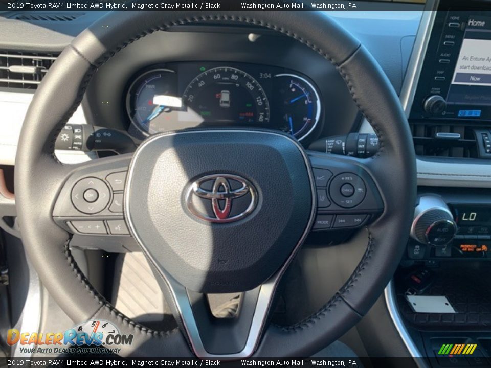 2019 Toyota RAV4 Limited AWD Hybrid Magnetic Gray Metallic / Black Photo #25