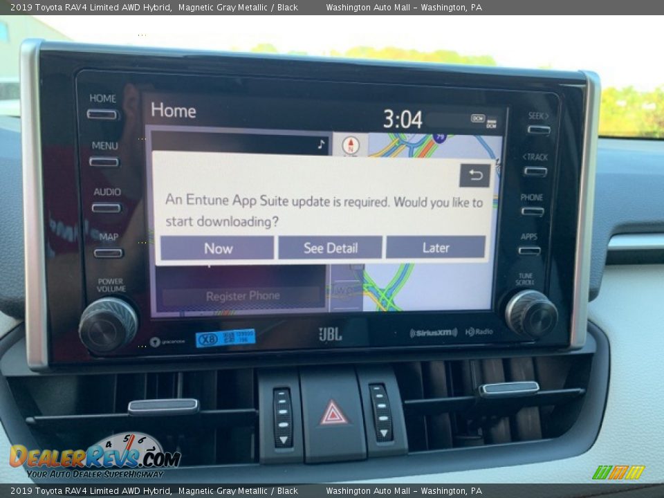 2019 Toyota RAV4 Limited AWD Hybrid Magnetic Gray Metallic / Black Photo #28