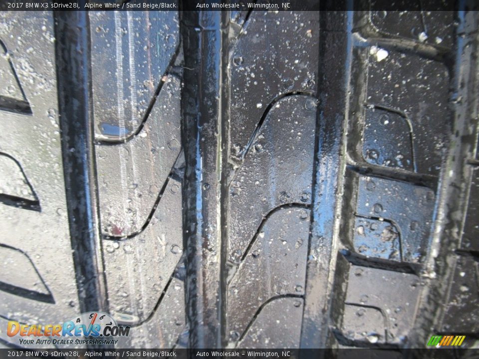 2017 BMW X3 sDrive28i Alpine White / Sand Beige/Black Photo #8