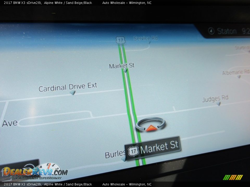 2017 BMW X3 sDrive28i Alpine White / Sand Beige/Black Photo #16