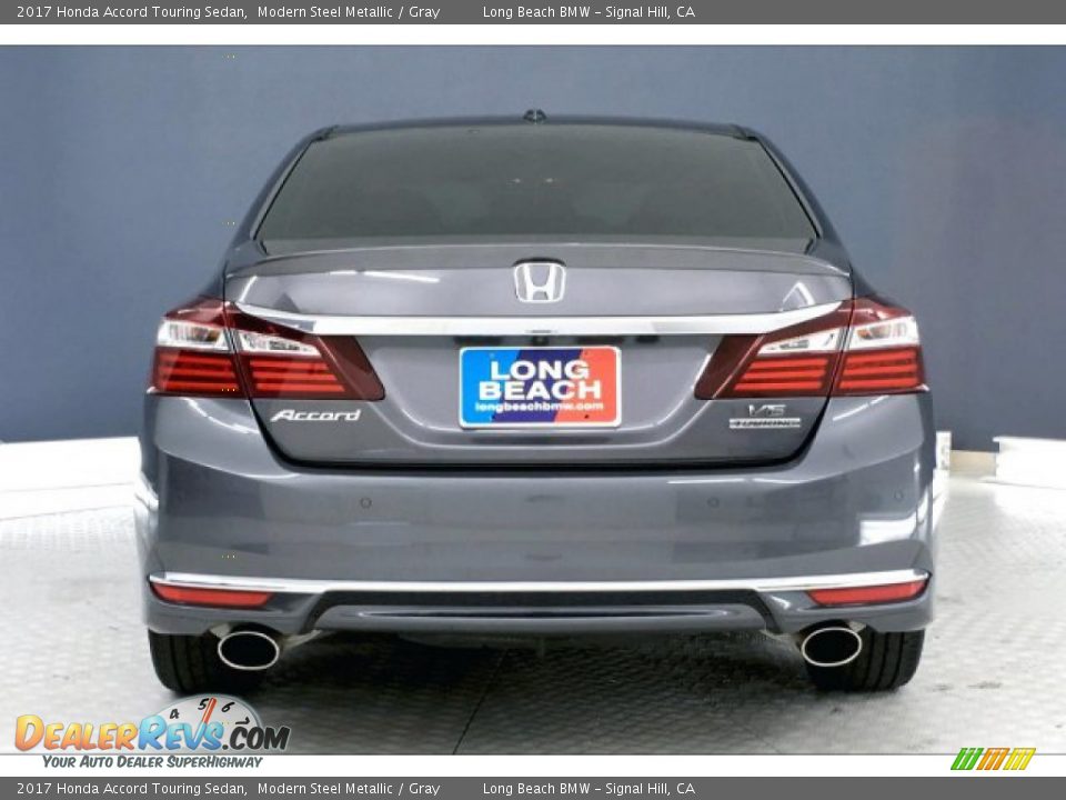 2017 Honda Accord Touring Sedan Modern Steel Metallic / Gray Photo #3