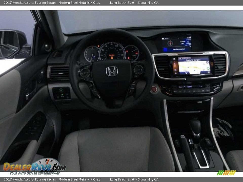 2017 Honda Accord Touring Sedan Modern Steel Metallic / Gray Photo #4