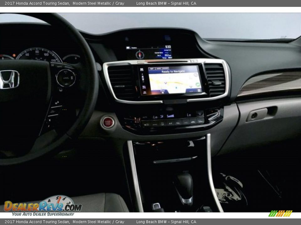 2017 Honda Accord Touring Sedan Modern Steel Metallic / Gray Photo #5