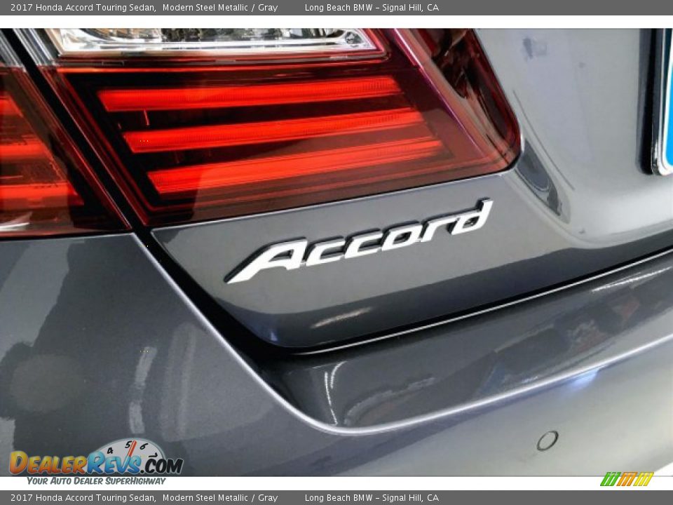2017 Honda Accord Touring Sedan Modern Steel Metallic / Gray Photo #7