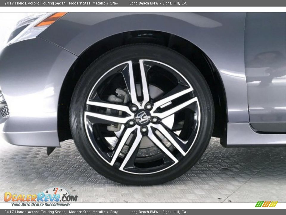 2017 Honda Accord Touring Sedan Modern Steel Metallic / Gray Photo #8