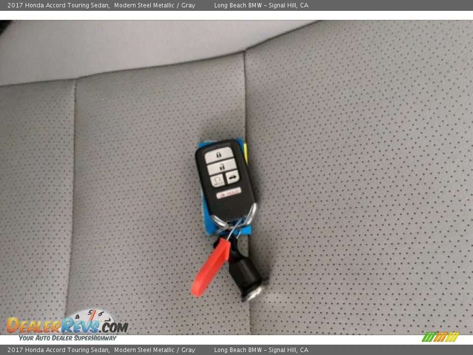 2017 Honda Accord Touring Sedan Modern Steel Metallic / Gray Photo #11