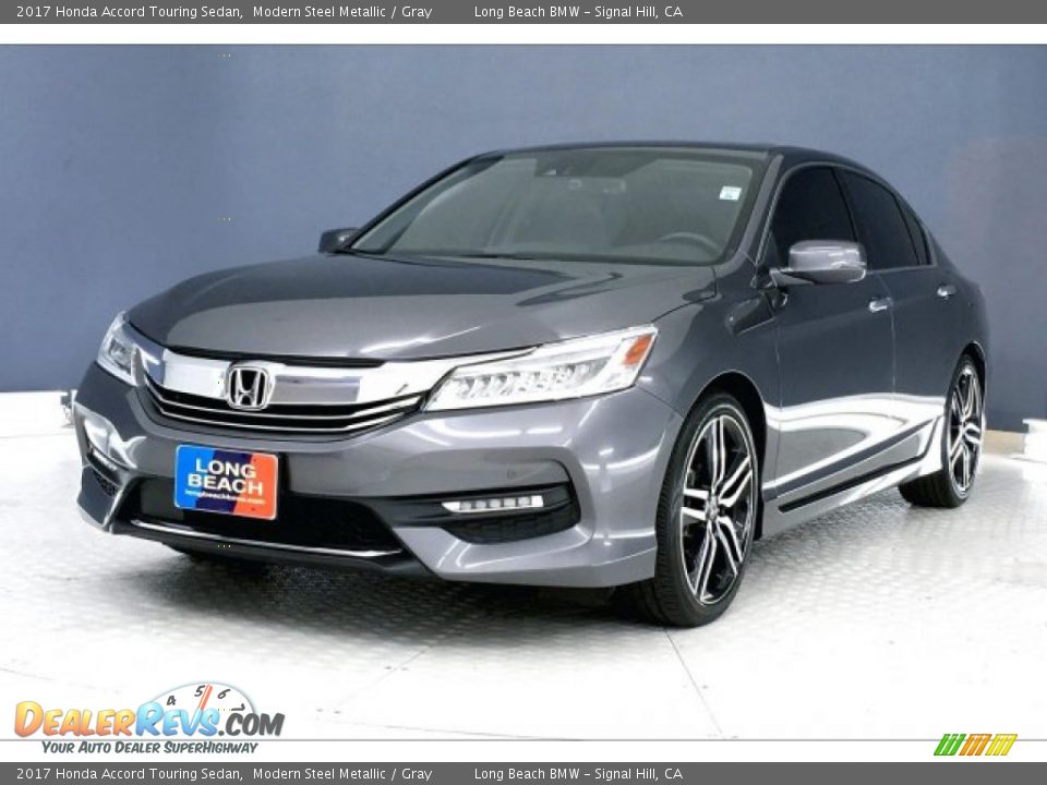 2017 Honda Accord Touring Sedan Modern Steel Metallic / Gray Photo #12