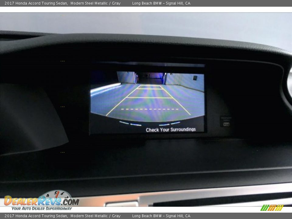 2017 Honda Accord Touring Sedan Modern Steel Metallic / Gray Photo #13