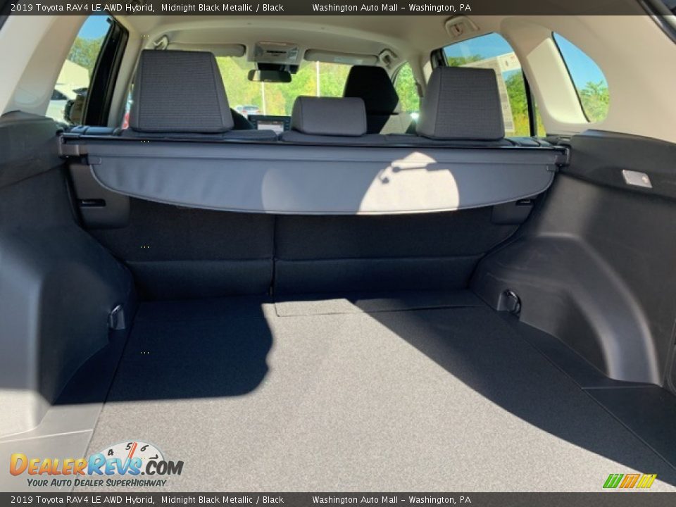 2019 Toyota RAV4 LE AWD Hybrid Midnight Black Metallic / Black Photo #13
