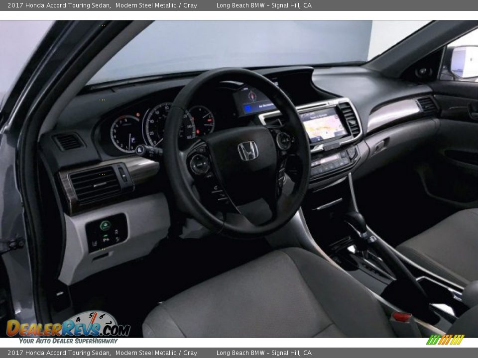 2017 Honda Accord Touring Sedan Modern Steel Metallic / Gray Photo #17