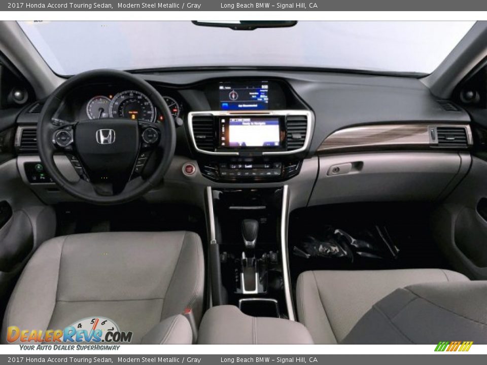 2017 Honda Accord Touring Sedan Modern Steel Metallic / Gray Photo #20