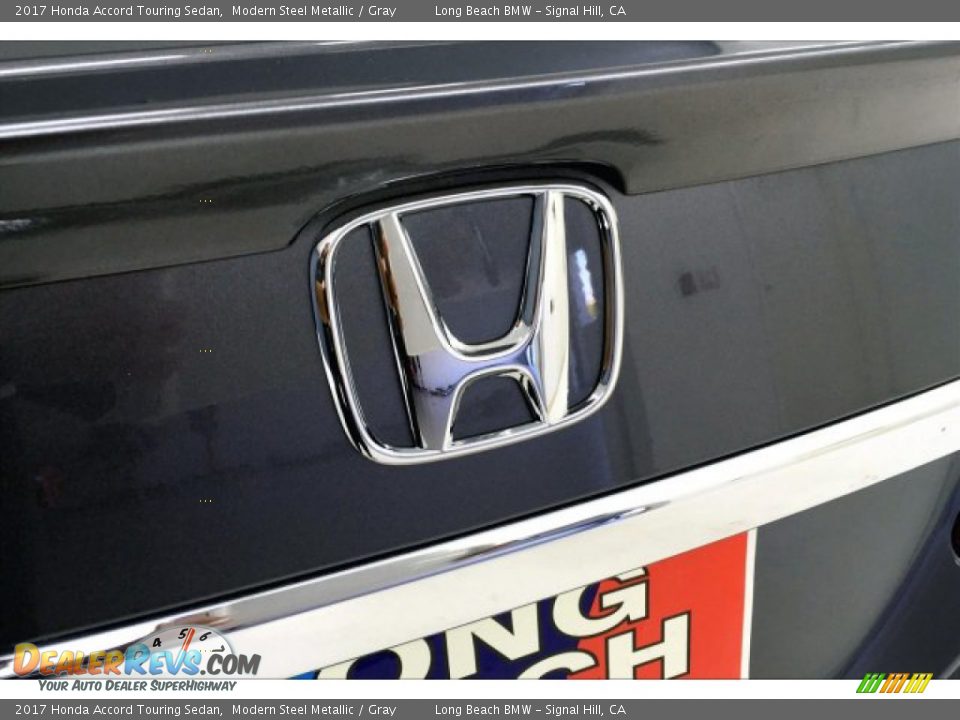 2017 Honda Accord Touring Sedan Modern Steel Metallic / Gray Photo #23
