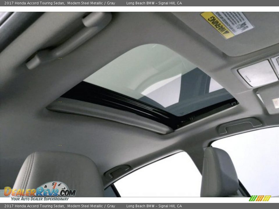 2017 Honda Accord Touring Sedan Modern Steel Metallic / Gray Photo #25