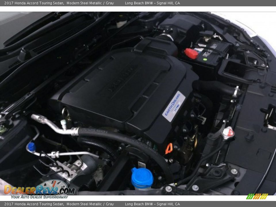 2017 Honda Accord Touring Sedan Modern Steel Metallic / Gray Photo #27