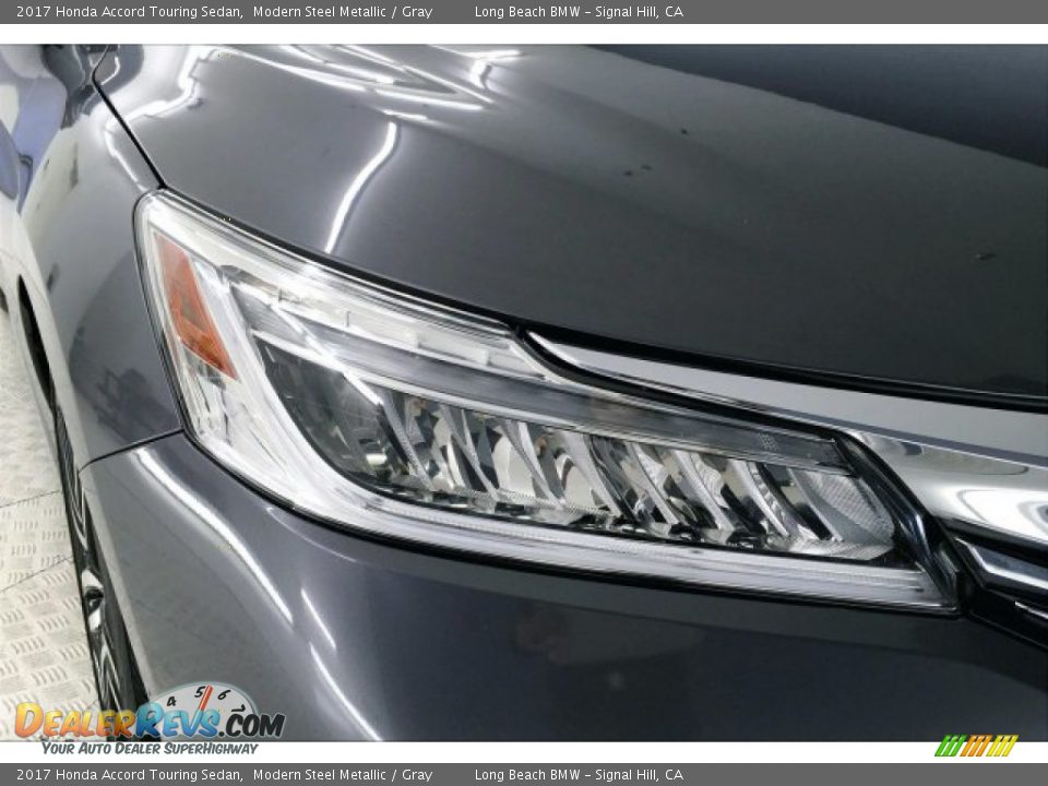 2017 Honda Accord Touring Sedan Modern Steel Metallic / Gray Photo #28