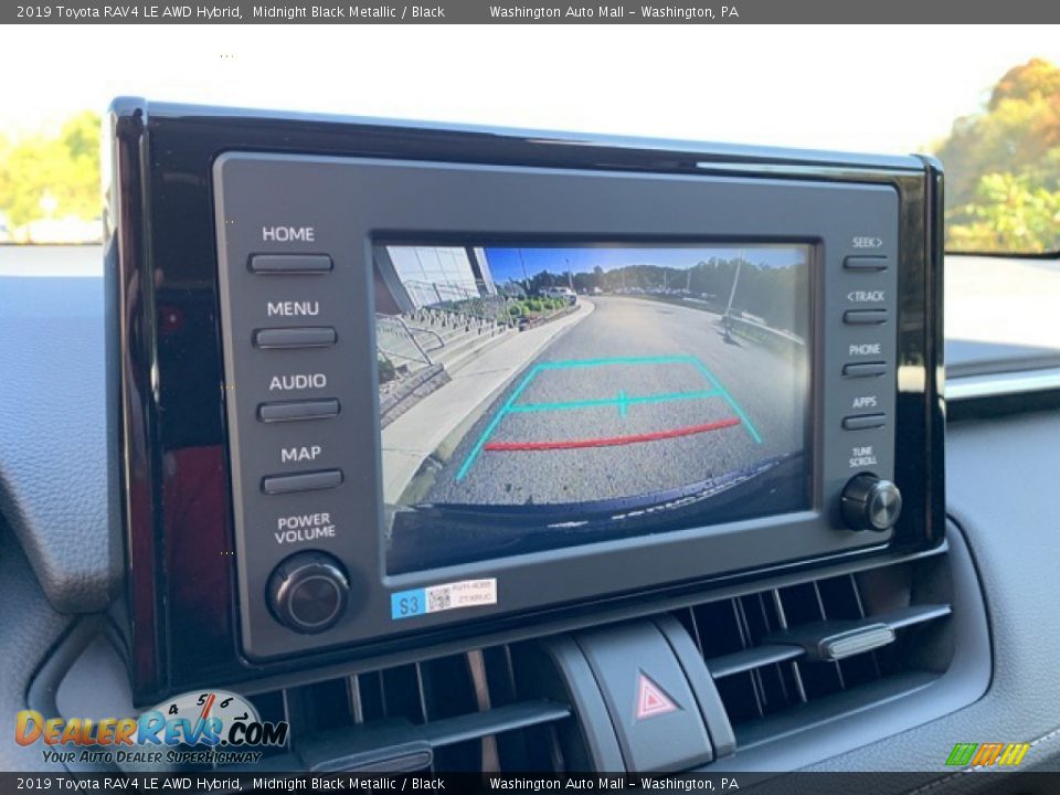 2019 Toyota RAV4 LE AWD Hybrid Midnight Black Metallic / Black Photo #27