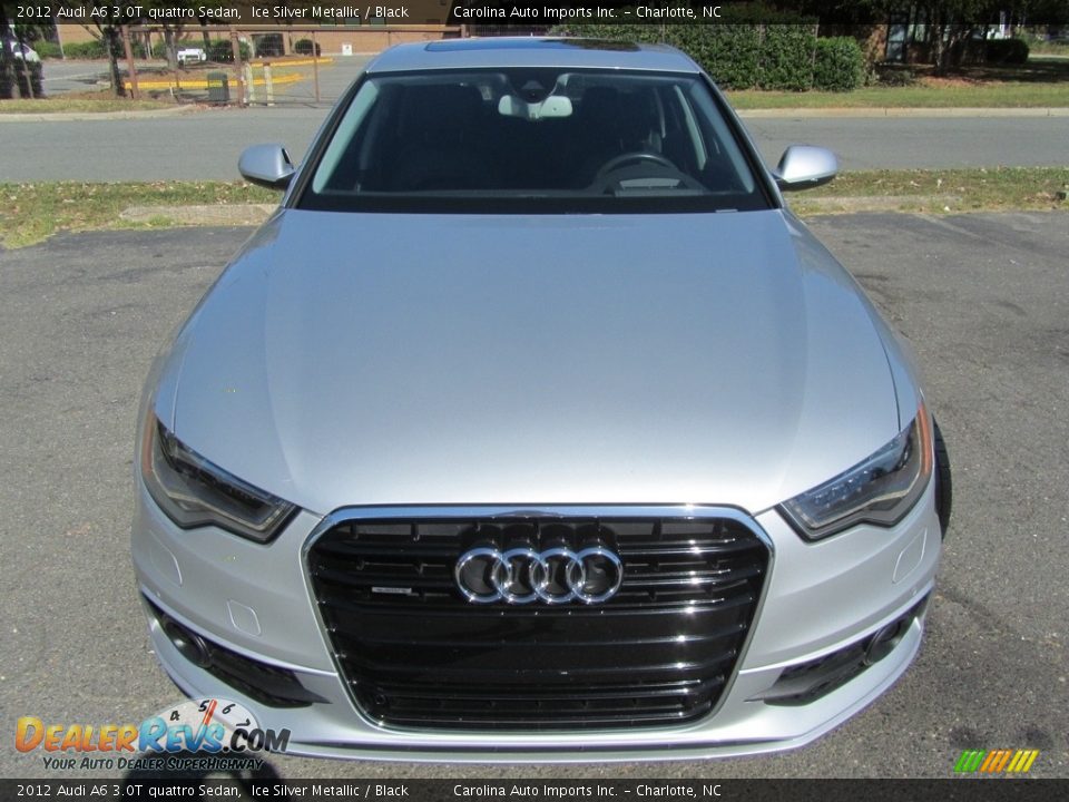 2012 Audi A6 3.0T quattro Sedan Ice Silver Metallic / Black Photo #5