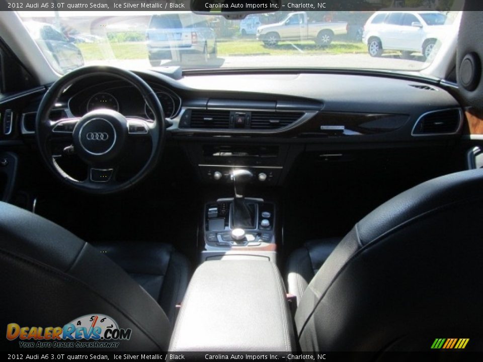 2012 Audi A6 3.0T quattro Sedan Ice Silver Metallic / Black Photo #13