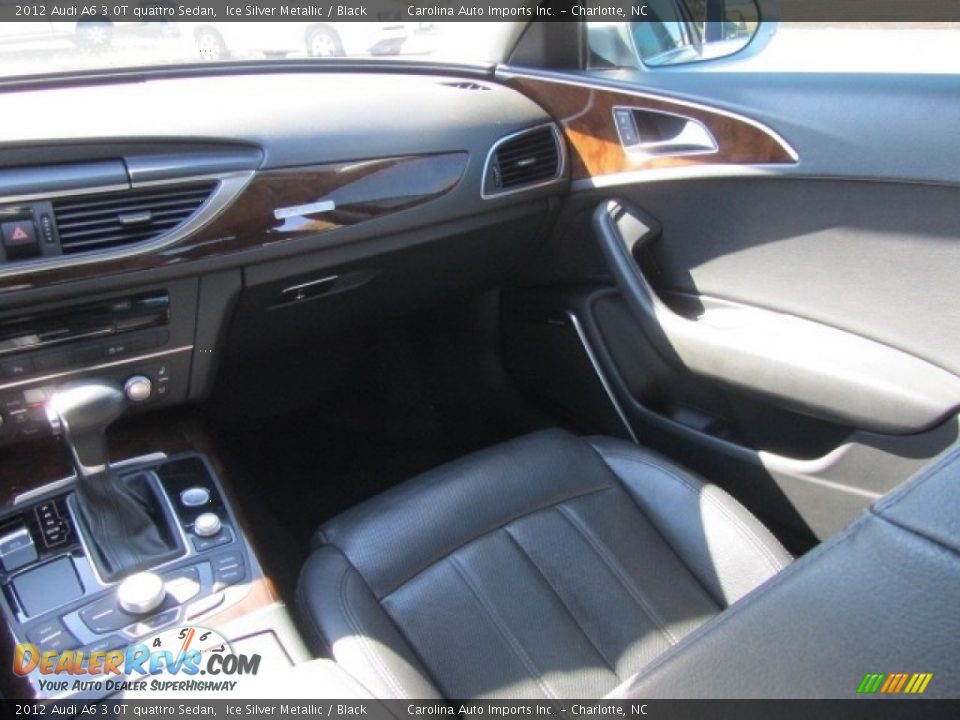 2012 Audi A6 3.0T quattro Sedan Ice Silver Metallic / Black Photo #14
